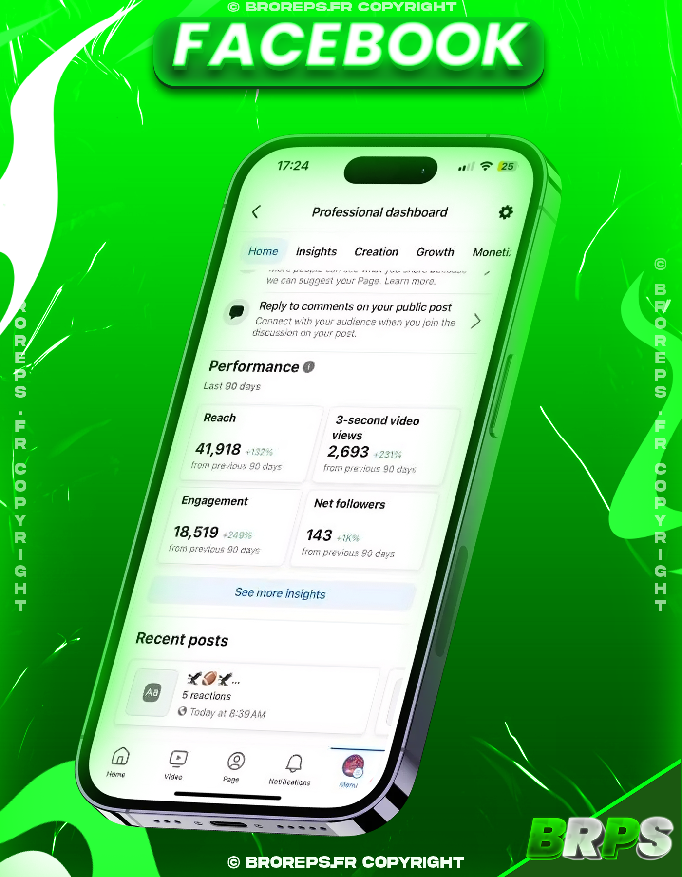 Facebook subscribers 